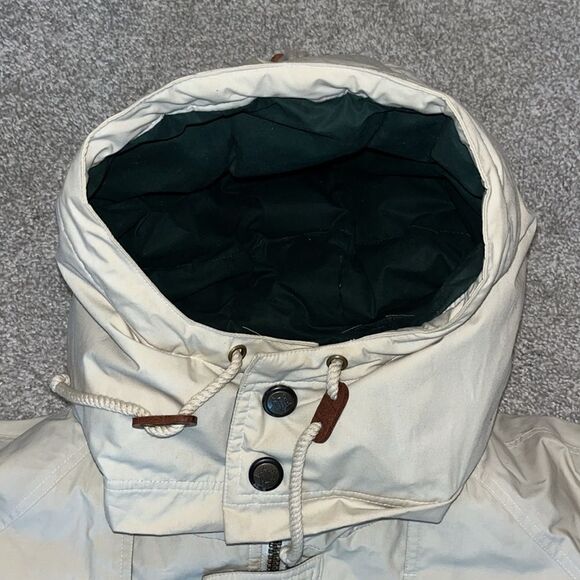 London Fog Down lined vintage retro puffy parka winter hooded jacket XL worn - Picture 5 of 16